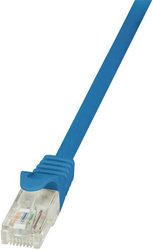 Fotoja e Kabllo rrjeti LogiLink CAT 6 U/UTP EconLine, 0.5m, e kaltër