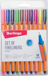 Fotoja e Set stilolapsash Berlingo Rapido, 10 copë, 0.4 mm