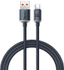Fotoja e Kabllo karikimi / të dhënash Baseus Crystal Shine Series USB-A - USB-C, 100W, 1.2m, e zezë, Picture 1