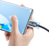 Fotoja e Kabllo karikimi / të dhënash Baseus Crystal Shine Series USB-A - USB-C, 100W, 1.2m, e zezë, Picture 4