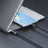 Fotoja e Kabllo karikimi / të dhënash Baseus Crystal Shine Series USB-A - USB-C, 100W, 1.2m, e zezë, Picture 8