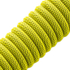 Fotoja e Kabllo spirale CableMod Classic, USB-C/USB-A, 1,5m, e verdhë, Picture 2