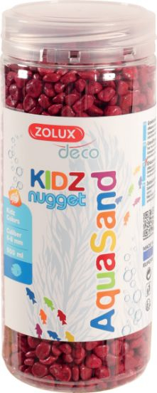 Fotoja e Substrat për akuarium Zolux Aquasand Kidz, 500 ml, i kuq