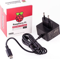 Fotoja e Karikues Raspberry Pi 4B, i zi