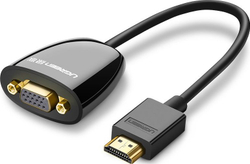 Fotoja e Kabllo Ugreen AV HDMI - D-Sub (VGA), e zezë