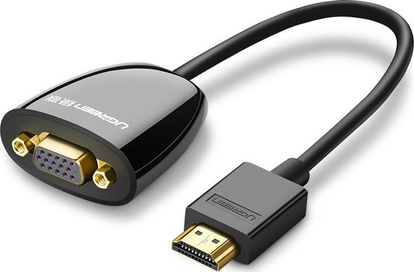 Fotoja e Kabllo Ugreen AV HDMI - D-Sub (VGA), e zezë