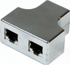 Fotoja e Përshtatës MicroConnect (MPK402-M), RJ45 - 2x RJ45, Picture 1