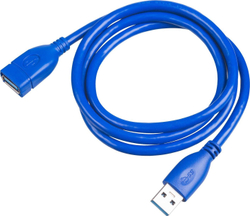 Fotoja e Kabllo USB- A Akyga AK-USB-28, 1 m, e kaltër