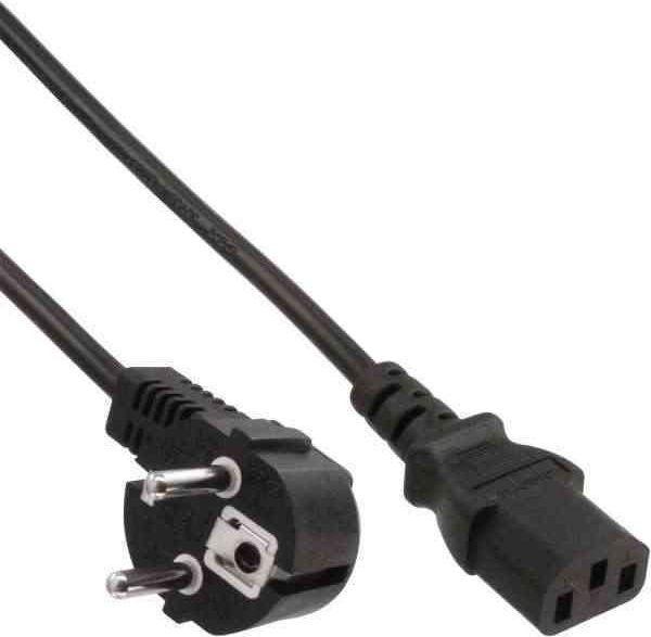Fotoja e Kabllo energjie InLine, Schuko-C13, 2.5 m, e zezë