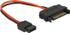 Fotoja e Kabllo Delock (84873), SATA 15 pin - SATA 6 pin, 0.1 m, e kuqe, Picture 1