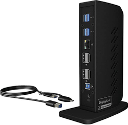 Fotoja e Docking station ICY BOX IB-DK2252AC DisplayLink me dalje video të dyfishta