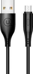 Fotoja e Kabllo Usams, USB-A - microUSB, 1 m,	e zezë
