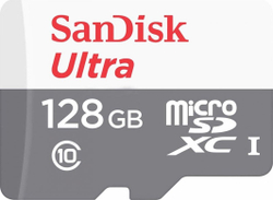 Fotoja e Karta SanDisk Ultra MicroSDXC 128 GB Klasa 10 UHS-I (SDSQUNR-128G-GN6MN)