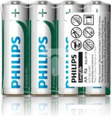 Fotoja e Bateri Philips LongLife R6L4F/10, 4 copë