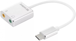 Fotoja e Përshtatës USB-C Sandberg USB-C për Sound Link (136-26), i bardhë