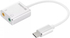 Fotoja e Përshtatës USB-C Sandberg USB-C për Sound Link (136-26), i bardhë, Picture 1