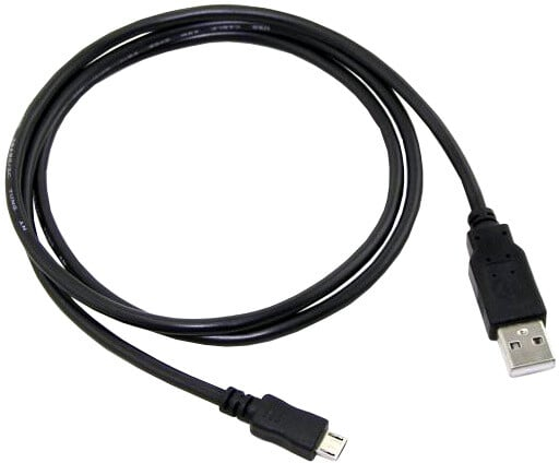 Fotoja e Kabllo C-TECH, USB 2.0 AM / Micro USB, 2m, e zezë