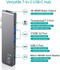 Fotoja e Hub Choetech, HUB-M14, USB-C, 2x USB-A 3.0, HDMI 4K, PD 100W, lexues karte, Picture 2