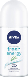 Fotoja e Deodorant kundër djersës për femra Nivea Fresh Energy roll-on, 50 ml