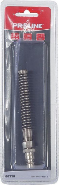 Fotoja e Bashkuese për zorrë spirale Proline, 8x12mm, e argjendtë