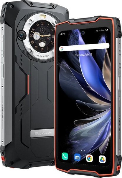 Fotoja e Celular Blackview BV9300 Pro, 12/256GB, 15080 mAh, zezë/portokalli