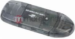 Fotoja e Lexues USB Gembird (FD2-SD-1), USB 2.0, 480Mb/s, i hirtë