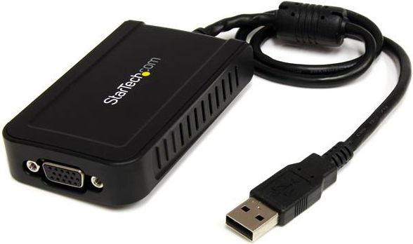 Fotoja e Përshtatës StarTech USB to VGA, i zi
