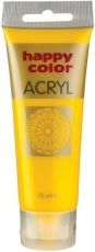 Fotoja e Ngjyrë akrilike Happy Color, 75ml, e verdhë