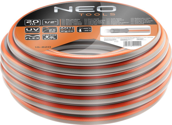 Fotoja e Gete kopshti 1/2" x 20 m,  4-shtresore Neo OPTIMA (15-820)