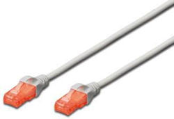 Fotoja e Kabllo rrjeti Digitus Patchcord, 2 x RJ-45, 25 m, e hirtë