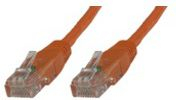 Fotoja e Kabllo MicroConnect RJ-45/RJ-45, 0.5m, portokalli