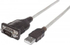 Fotoja e Kabllo Manhattan USB A - RS232 205153, 0.45m, e zezë, Picture 1