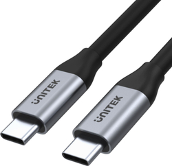 Fotoja e Kabllo Unitek USB-C - USB-C, 1 m, e hirtë