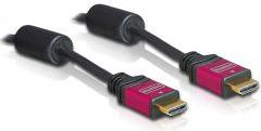 Fotoja e Kabllo Delock, HDMI - HDMI, 1.8 m, e kuqe / e zezë