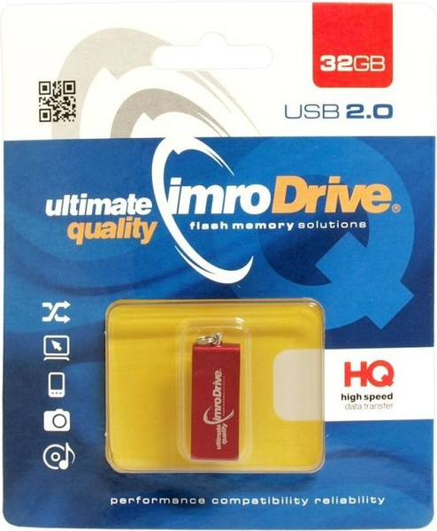 Fotoja e Pendrive Imro EDGE KOM000748, 32GB, i kuq