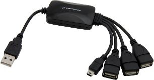 Fotoja e USB Hub Esperanza, i zi