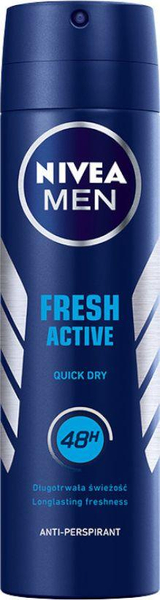 Fotoja e Deodorant për meshkuj Nivea FRESH ACTIVE, 150 ml
