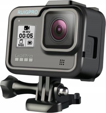 Fotoja e Kornizë mbrojtëse Ruigpro Iso Foot për Gopro Hero 8, e zezë