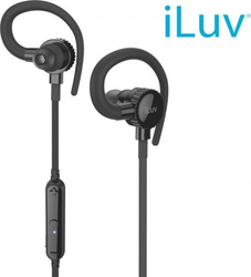 Fotoja e Kufje iLuv FitActive Jet 2, Bluetooth 4.0, 10 m, 2.5 h, me mikrofon, 20 g, të zeza