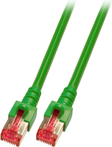 Fotoja e Kabllo patchcord EFB Cat.6, S/FTP, PIMF, 7.5m, e gjelbër