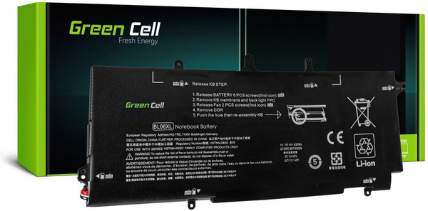 Fotoja e Bateria Green Cell për HP BL06XL HSTNN-DB5D EliteBook