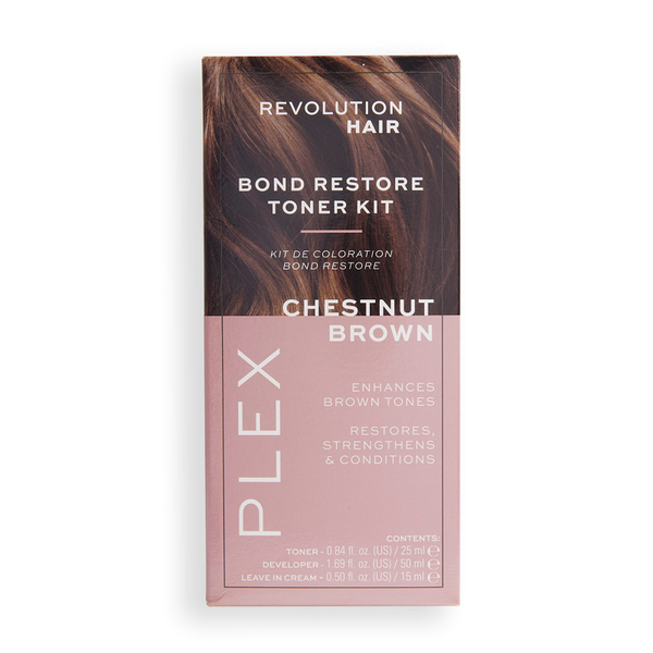 Fotoja e Ngjyrë për flokë Revolution Haircare Plex Bond Restore Toner Kit, Chestnut Brown, 90 ml