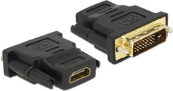Fotoja e Përshtatës AV Delock HDMI - DVI-D (65466), i zi