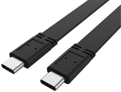 Fotoja e Kabllo Akasa USB-C - USB-C, 20Gbps, PD 46W, 4K@60Hz, 1m, e zezë
