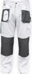 Fotoja e Pantallona mbrojtëse Dedra (BH4SP-XXL), XXL, të bardha