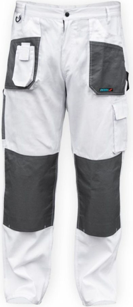 Fotoja e Pantallona mbrojtëse Dedra (BH4SP-XXL), XXL, të bardha