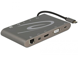 Fotoja e Replikues i porteve Delock 87297, USB-C, 4K, i zi
