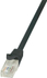 Fotoja e Kabllo LogiLink Patchcord CAT 6, U/UTP, 5m, e zezë, Picture 1