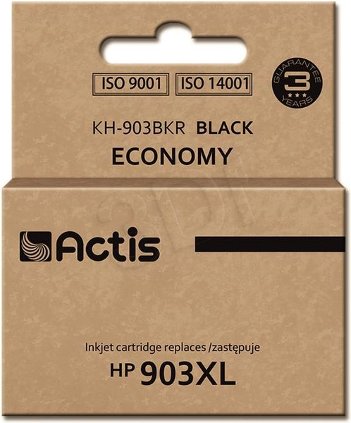 Fotoja e Ngjyrë për printer Actis KH-903BKR/HP 903XL T6M15AE, e zezë