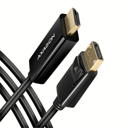 Fotoja e Kabllo AXAGON DisplayPort - HDMI 1.4, 4K @ 30Hz, 1.8 m